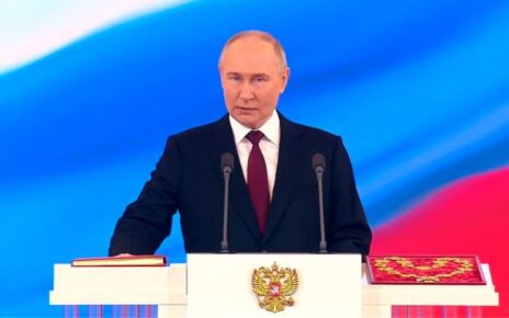 Putin Sworn in for a Fresh 6-year Term